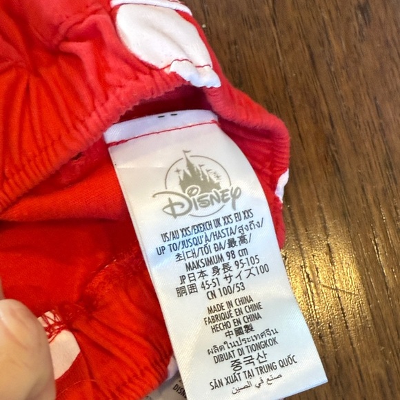 Red Polka Dot Minnie Mouse Shorts - Picture 3 of 5